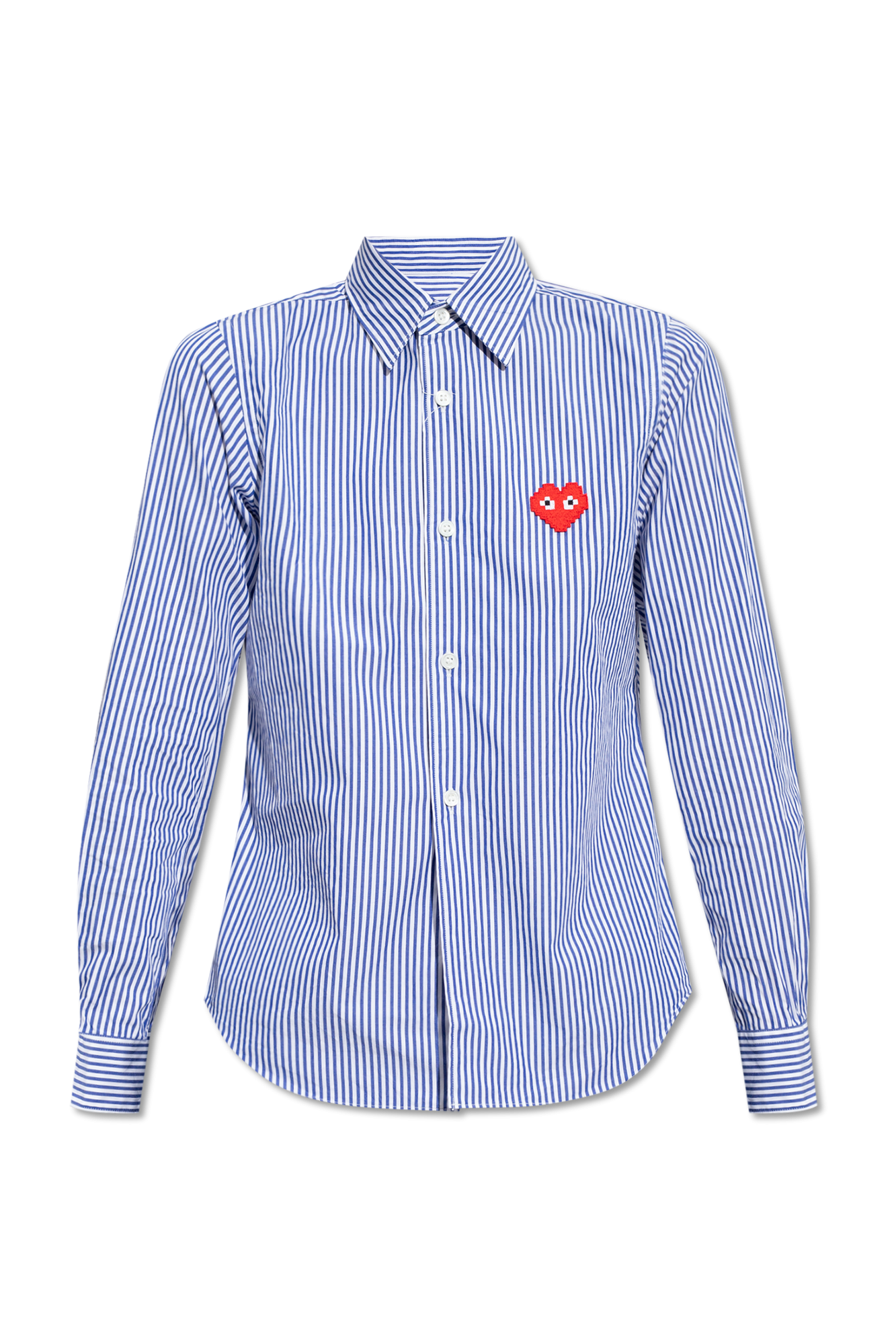 Mens Label Lab Shirts SchaferandweinerShops Honduras Blue Striped shirt Comme des Garcons Play